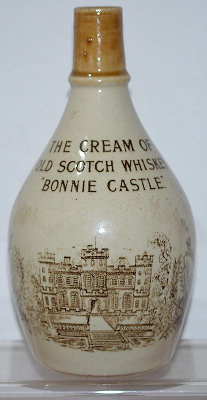 SCOTISH VICTORIAN PICTORIAL WHISKY JUG.