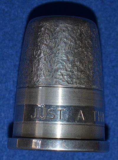 SILVER NOVELTY SPIRIT SHOT CUP.